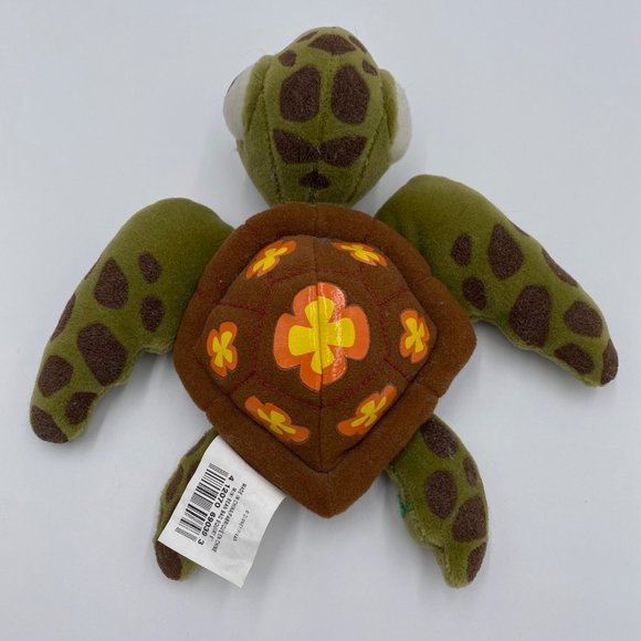 Disney Store Finding Nemo SQUIRT Sea Turtle Plush 6" Mini Bean Bag Stuffed Toy - Picture 3 of 6